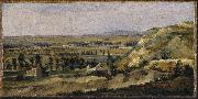 Theodore Rousseau Panoramic Landscape oil